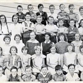 Upper Hutt School, unidentified class; 1935