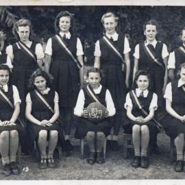 Upper Hutt School, Netball Team B; 1947