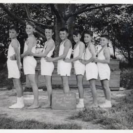 Upper Hutt School, boys' physical education team; 1962
