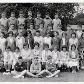 Upper Hutt School, unidentified class; 1965