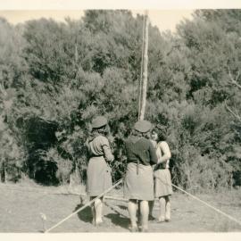 Pencarrow Province Girl Guide Camp at Wainuiomata; 1947