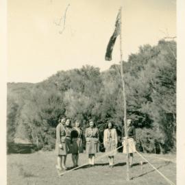Pencarrow Province Girl Guide Camp at Wainuiomata; 1947