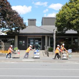 Moving out of the Central Library , April 2018