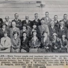 Upper Hutt School, 70th Jubilee (1881-1900 pupils); 1935