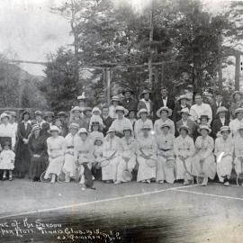 Upper Hutt School, Tennis Club Opening of the Season; 1915