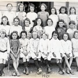 Upper Hutt School, unidentified class; 1921