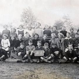 Upper Hutt School, Standard 1; 1922