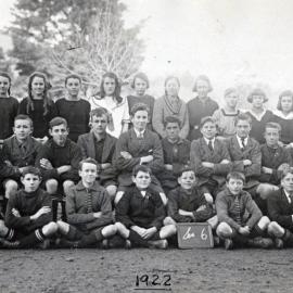 Upper Hutt School, Standard 6; 1922