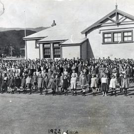 Upper Hutt School, possibly whole school; c.1922