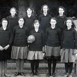 Upper Hutt School, Standard 5 Netball Team; 1924