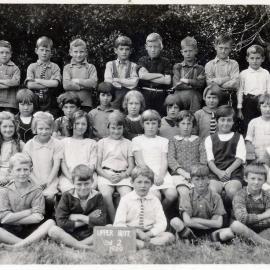 Upper Hutt School, Standard 2; 1929