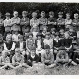 Upper Hutt School, Standard 1; 1929