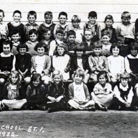 Upper Hutt School, Standard 1; 1932
