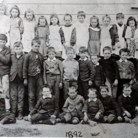 Upper Hutt School, unidentified class; 1892