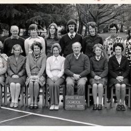 Upper Hutt School, Staff; 1975