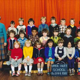 Upper Hutt School, Room 8, New Entrants; 1981