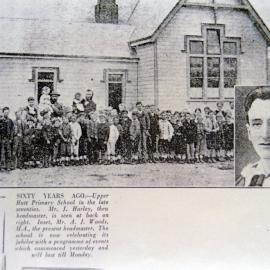 Upper Hutt School, 70th Jubilee, newspaper clipping; 1934