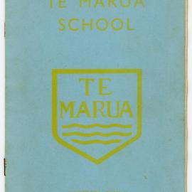 Te Marua School Leaving Booklet; 1967