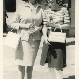 Rose Popplewell and Rita at Trentham Races; 1971