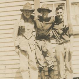 Leslie, Billy and Bruce, Trentham ca 1940s