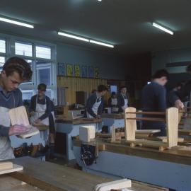 Upper Hutt College; Woodwork Shop; 1962