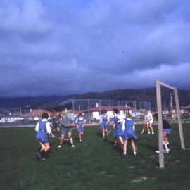 Upper Hutt College Staff vs School; ca 1962