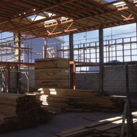 Upper Hutt College; Library building under construction; ca 1967
