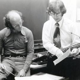 Upper Hutt City Orchestra; Alan Foster and Keith; May 1976