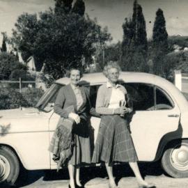 Enid Wilson and Ted (Edwina) Scott, no date