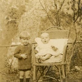 Campbell Family Photograph; Toddler and infant; ca 1920s