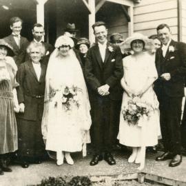 Campbell Family Photograph; Wedding; ca 1920s