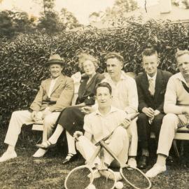 Campbell Family Photograph; Tennis on Goodshed Road; ca 1920s