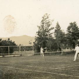 Campbell Family Photograph; Tennis; ca 1920s