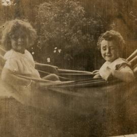 Campbell Family Photograph; Bette and Mac Campbell in a Hammock; ca 1920s
