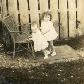 Campbell Family Photograph; June and Bette Campbell; ca 1920s