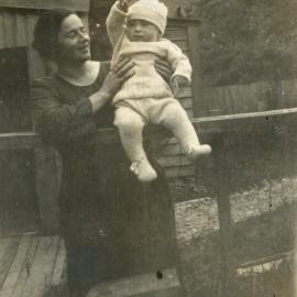 Campbell Family Photograph; Tot Campbell with Mac; ca 1920s