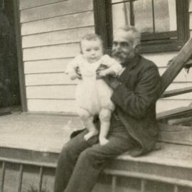 Campbell Family Photograph; Mac Campbell with Grandad McKendry; ca 1920s