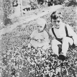 Campbell Family Photograph; Peter and Mac Campbell;ca 1920s