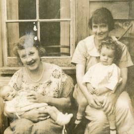 Campbell Family Photograph; Tot, June, Essie and Bette; ca 1920s