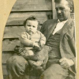 Campbell Family Photograph; Bob Campbell with Mac Campbell; ca 1920s