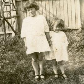 Campbell Family Photograph; Bette and June Campbell; ca 1920s