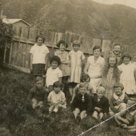 Campbell Family Photographs; Group of unidentified Children Karapoti; ca 1920s