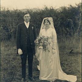 Ernest Russell and Isobel Greig wedding