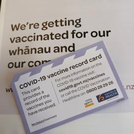 Covid-19 Vaccination Card; September 2021
