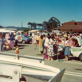 'Trash & Treasure' at Upper Hutt Railway Station Carpark; 1978