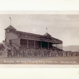 Grandstand Wellington Racing Clubs Spring Meeting Trentham 1913