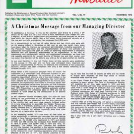 General Motors Family Newsletter; Vol 1, No.11; 1972