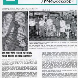 General Motors Family Newsletter; Vol 2, No.2; 1973