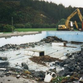 Trentham Camp Pool Demolition ca 1995