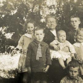 Mary Ann McCurdy and Grandchildren; No date
